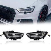 Audi LED Scheinwerfer Set RS3 Look - Kompatibel A3/S3 8V Facelift