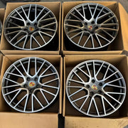 21 Zoll Alufelgen OEM-Design – Kompatibel Porsche – Schwarz/Poliert