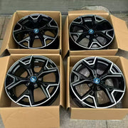 18 Zoll Alufelgen M-Design – Kompatibel BMW i3/i4/i5/i7/i8 & 430i – Schwarz/Glanzgedreht