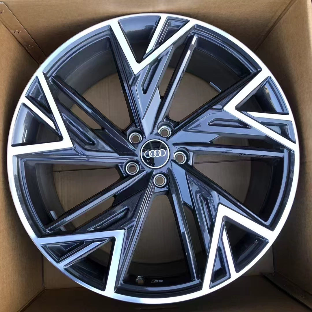 21 Zoll Alufelgen RS-Design – Kompatibel Audi – Schwarz/Poliert