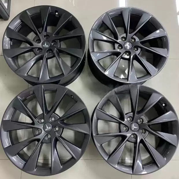 21 Zoll Alufelgen – Kompatibel Tesla Model S – Dunkelgrau (4er-Set)